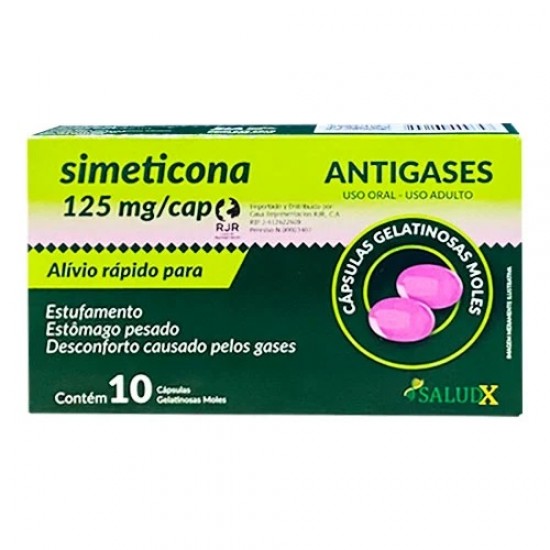 SIMETICONA 125MG X 10CAPS SALUDX