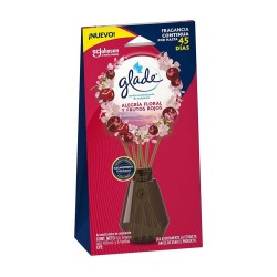 AMBIENTADOR GLADE 100ML+6VARITAS ALEGRIA FLORAL Y FRUTOS ROJOS