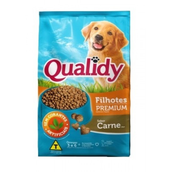 ALIMENTO P/PERRO QUALIDY 900GR CARNE CACHORRO