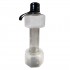 BOTELLA FITNESS 1LT TRANSPARENTE