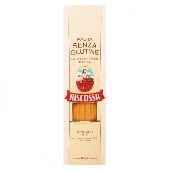 PASTA RISCOSSA 400GR SPAGUET SIN GLUTEN