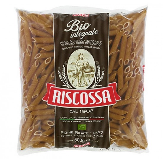 PASTA RISCOSSA 500GR PENNE RIGATE INTEG