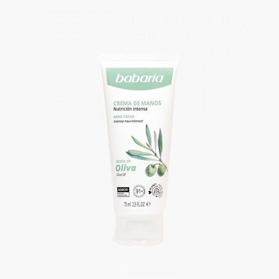 CREMA DE MANOS BABARIA 75ML ACEITE DE OLIVA
