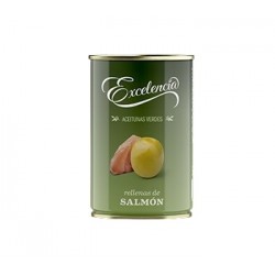 ACEITUNAS EXCELENCIA 300GR RELLENAS D/SALMON
