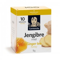 INFUSION CARMENCITA 15GR JENGIBRE CON MIEL