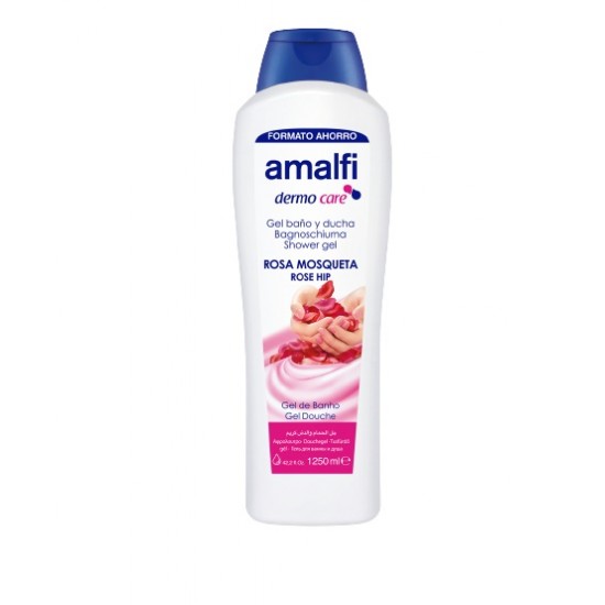 GEL DE BANO AMALFI 1250ML ROSA MOSQUETA