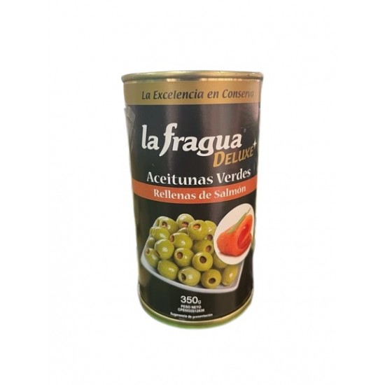 ACEITUNA LA FRAGUA 350GR RELLENAS DE SALMON