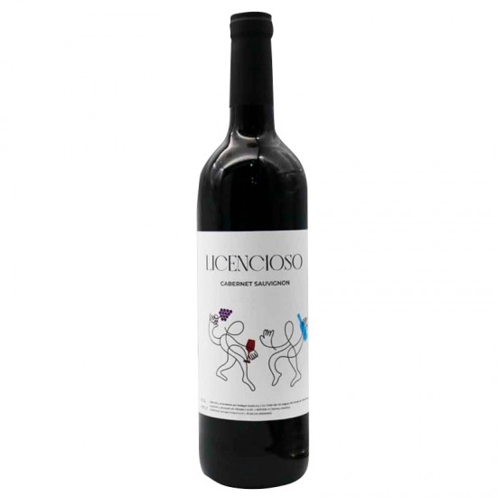 VINO LICENCIOSO 075LT TINTO CABERNET SAUVIGNON