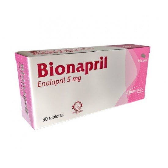 BIONAPRIL 5MG X 30TAB ENALAPRIL BIOMERCY