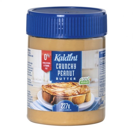 MANTEQUILLA DE MANI KALDINI 227GR CON TROZOS DE MANI
