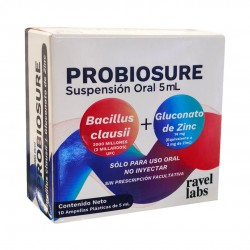 PROBIOSURE SUSP ORAL 5ML X 10AMP RAVEL LABS