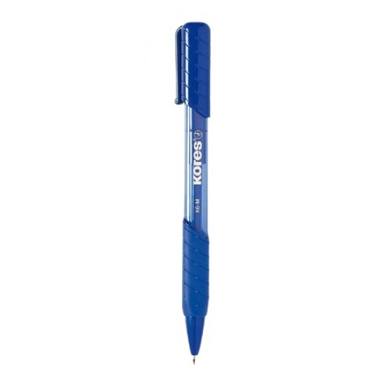 BOLIGRAFO RETRACTIL KORES X UND AZUL