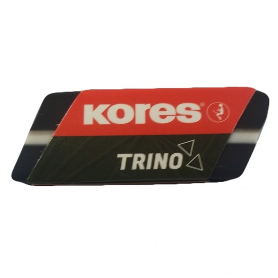 GOMA DE BORRAR KORES TRINO NEGRO