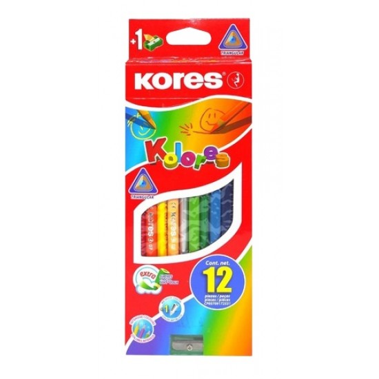 CREYONES KORES 12UND PASTEL TRIANGULAR