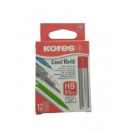 TUBO DE MINAS KORES 0.5MM 12UND