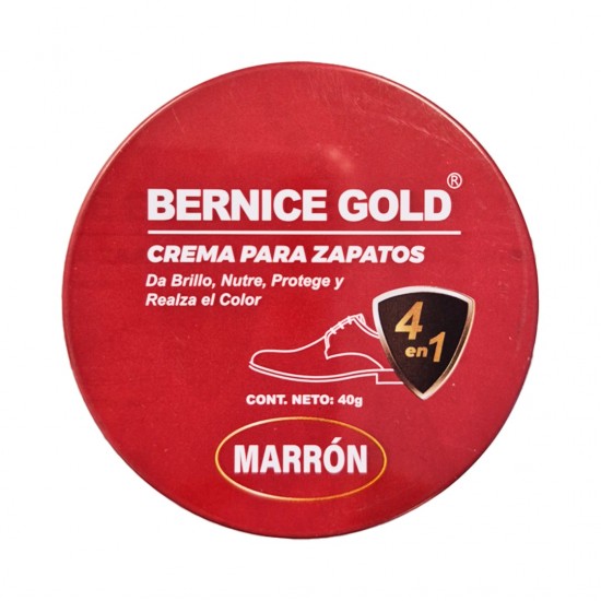 CREMA ZAPATO BERNICE 30GR MARRON