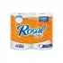 PAPEL HIG ROSAL PLUS 4ROLL 400HOJAS NARANJA
